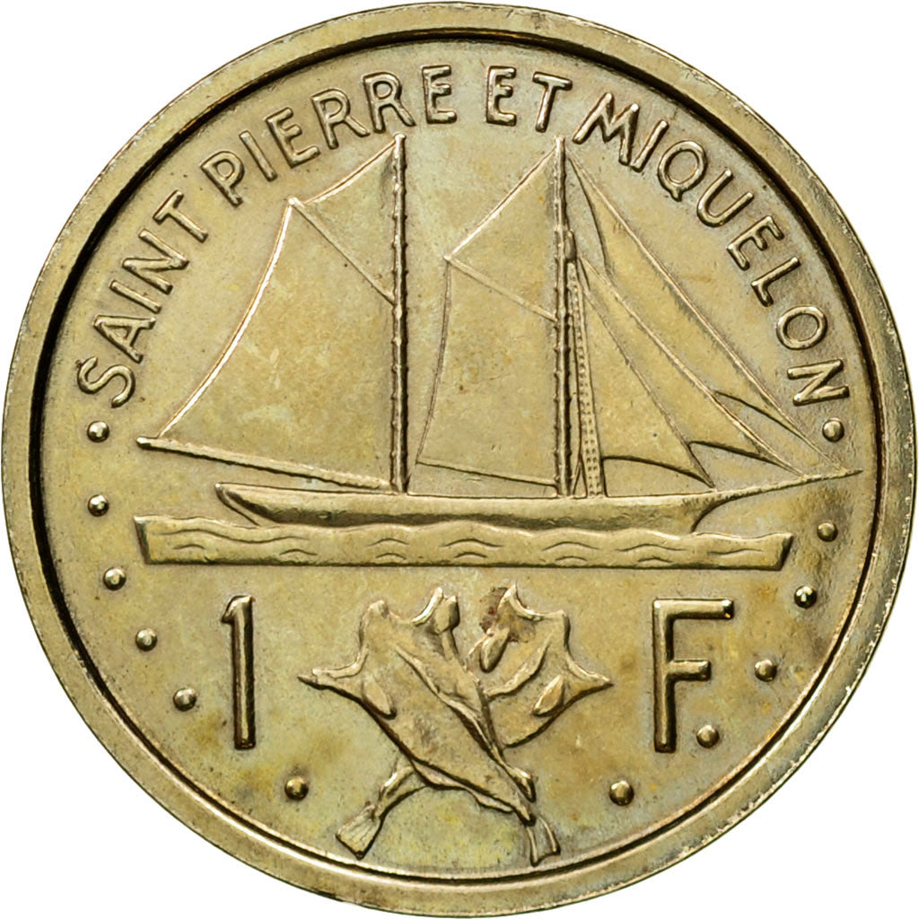 Coin, SAINT PIERRE & MIQUELON, Franc, 1948, Paris, ESSAI, MS(64), Copper-nickel