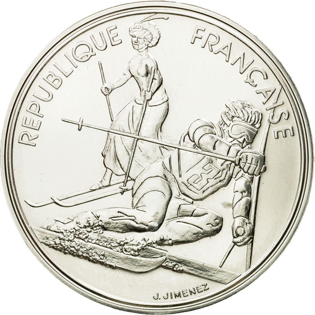 Coin, France, 100 Francs, 1990, Paris, ESSAI, MS(65-70), Silver, Gadoury:C13