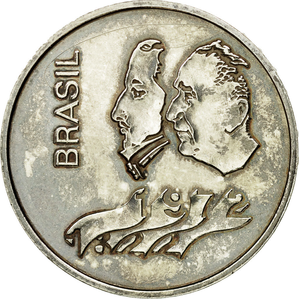Coin, Brazil, 20 Cruzeiros, 1972, Paris, ESSAI, MS(60-62), Silver, KM:Pr6