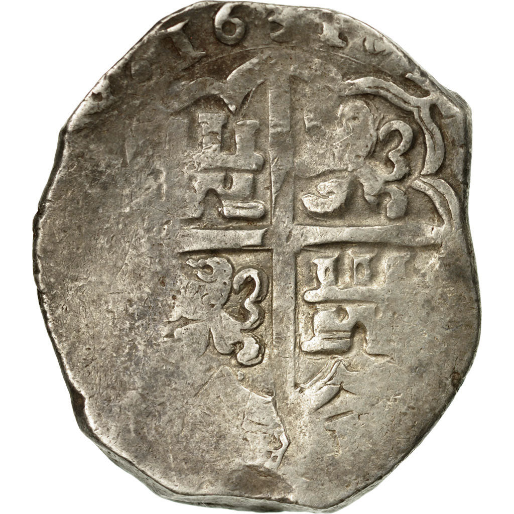 Coin, Spain, Philip IV, 8 Reales, 1631, Seville, EF(40-45), Silver, KM:39.6