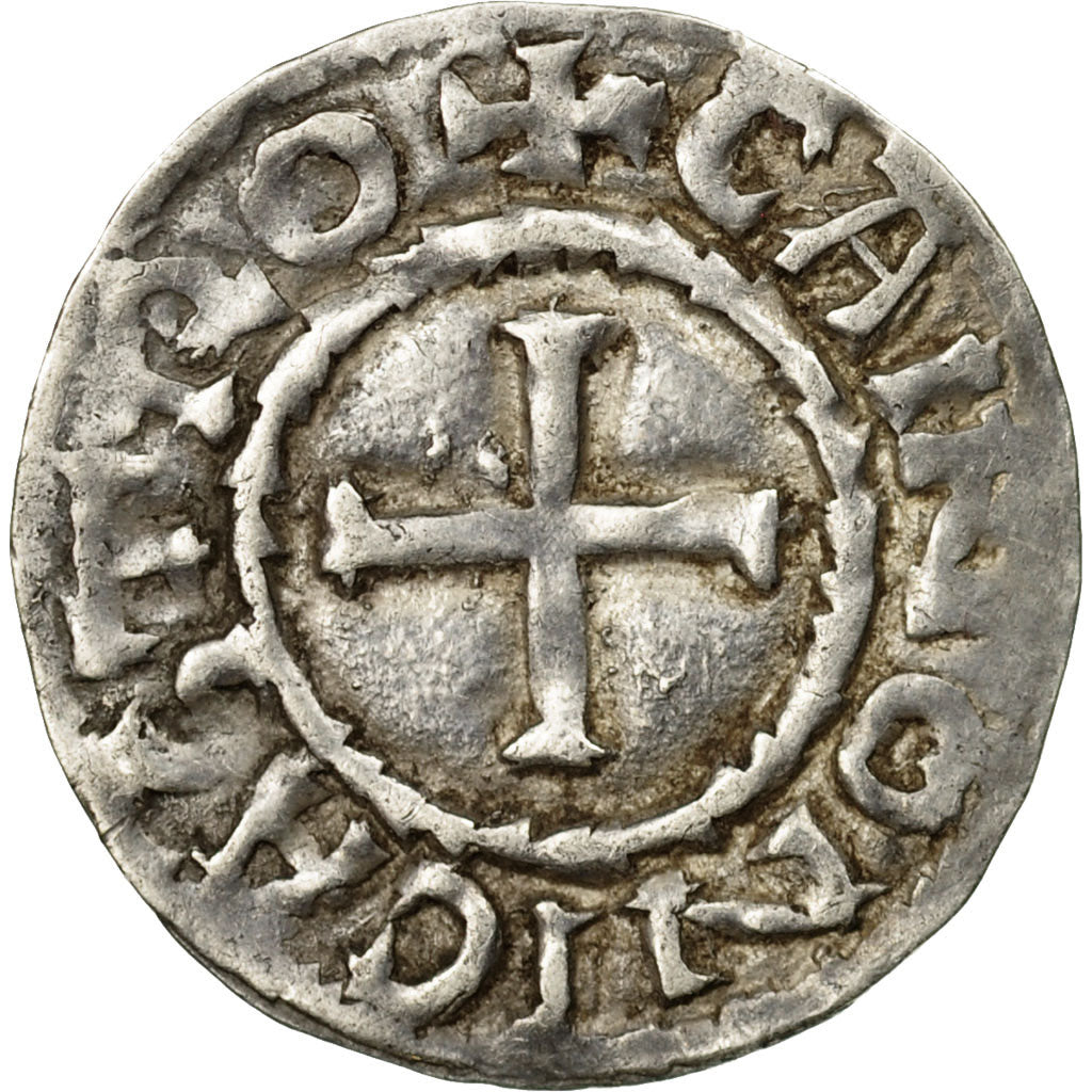 Moneda, Francia, Charles le Simple, Robert et Raoul, Denier, 922-923