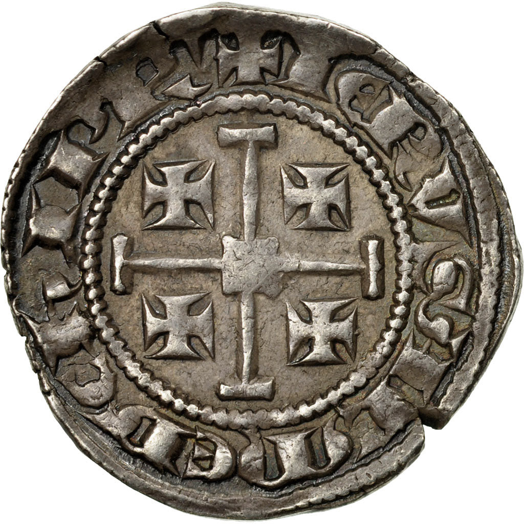 Monnaie, Croisades, Royaume de Chypre, Henri II, Gros, SUP, Argent