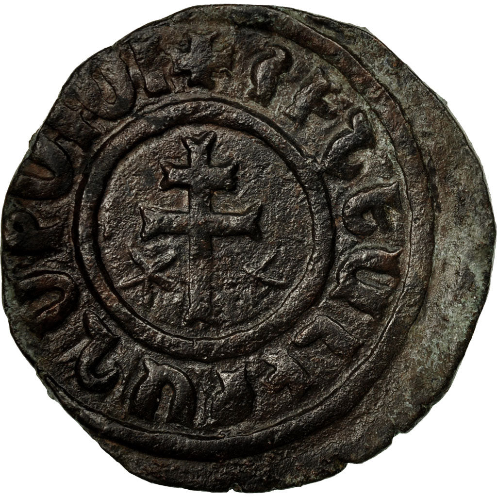 Coin, Armenia, Levon I, Tank, 1198-1219 AD, Sis, AU(50-53), Copper