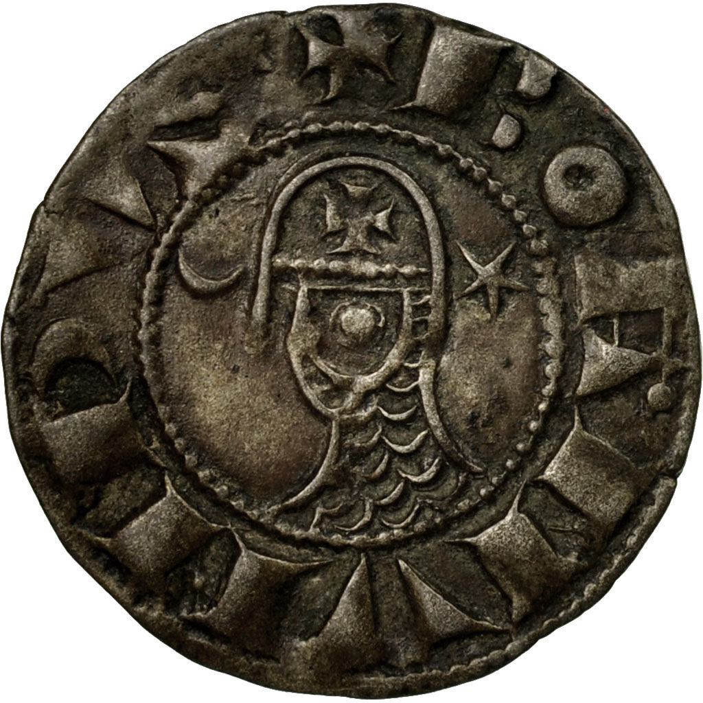 Münze, Türkei, Crusader States, Bohemund III, Denier, 1163-1201, Antioch, VZ