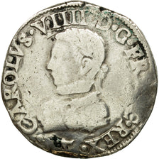 Monnaie, France, Charles IX, Teston, 1563, Nantes, TB, Argent, Sombart:4602