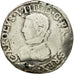 Moneda, Francia, Charles IX, Teston, 1563, Nantes, BC+, Plata, Sombart:4602