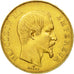 Coin, France, Napoleon III, 50 Francs, 1855, Paris, EF(40-45), Gold, Gad. 1111