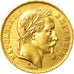 Moneta, Francia, Napoleon III, Napoléon III, 20 Francs, 1867, Strasbourg, SPL-