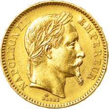 Monnaie, France, Napoléon III, 20 Francs, 1862, Paris, TTB+, Or, Gadoury 1062