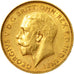 Munten, Zuid Afrika, George V, 1/2 Sovereign, 1925, Pretoria, PR, Goud, KM:20