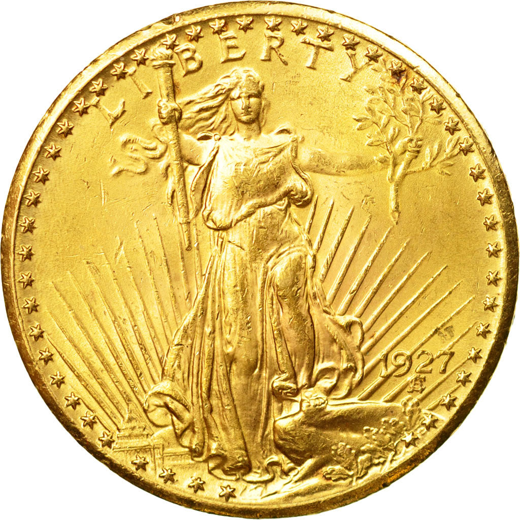 Coin, United States,  20 Dollars Saint-Gaudens, 1927, Philadelphia, KM 131