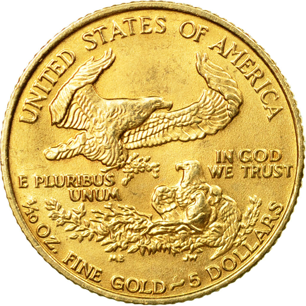 Moneta, Stati Uniti, $5, 1987, U.S. Mint, Philadelphia, SPL, Oro, KM:216