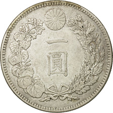 Munten, Japan, Mutsuhito, Yen, 1906, ZF+, Zilver, KM:A25.3