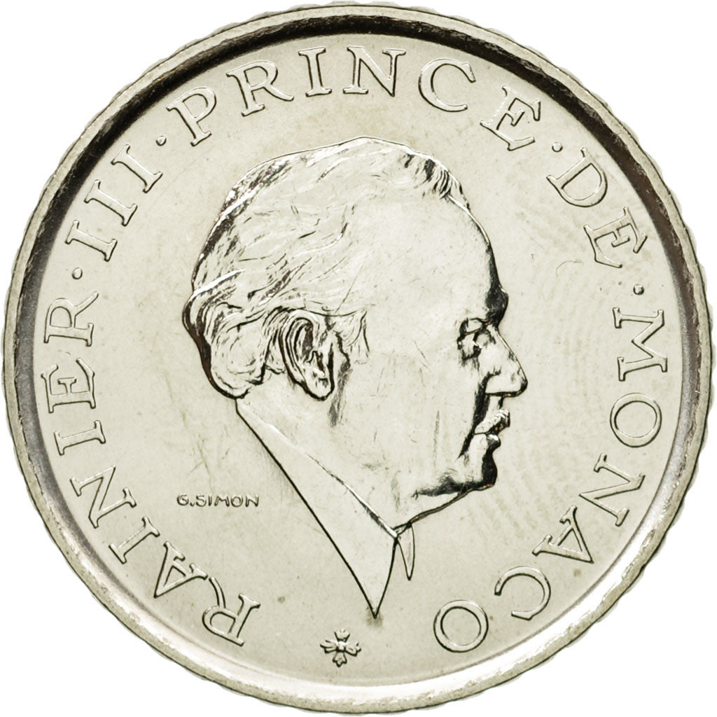 Münze, Monaco, Rainier III, 2 Francs, 1979, Paris, ESSAI, STGL, Nickel, KM:E71
