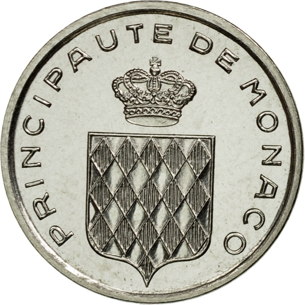 Coin, Monaco, Rainier III, Centime, 1976, Paris, ESSAI, MS(65-70), Stainless