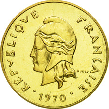 Monnaie, Nouvelles Hébrides, 5 Francs, 1970, Paris, ESSAI, FDC