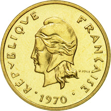 Coin, New Hebrides, 2 Francs, 1970, Paris, ESSAI, MS(65-70)