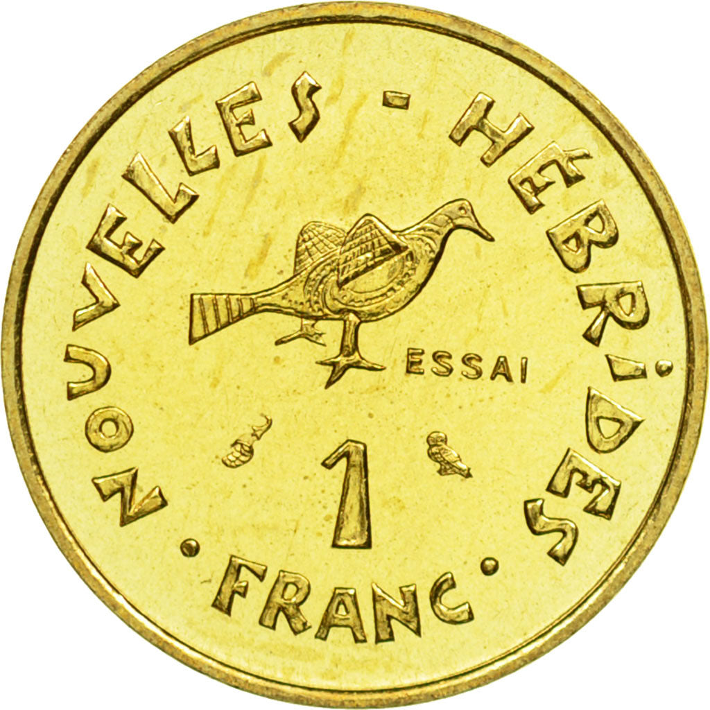 Coin, New Hebrides, Franc, 1970, Paris, ESSAI, MS(65-70)
