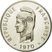 Moneta, FRANCUSKIE TERYTORIUM AFARÓW i ISÓW, 100 Francs, 1970, Paris, PRÓBA