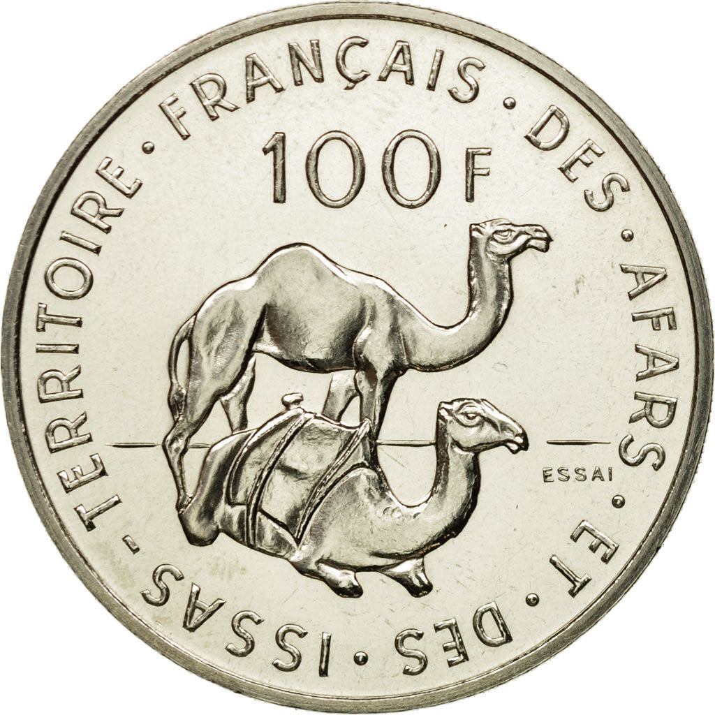 Coin, FRENCH AFARS & ISSAS, 100 Francs, 1970, Paris, ESSAI, MS(65-70)