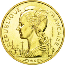 Coin, FRENCH AFARS & ISSAS, 20 Francs, 1968, Paris, ESSAI, MS(65-70)