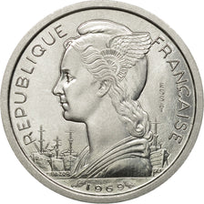 Coin, FRENCH AFARS & ISSAS, Franc, 1969, Paris, ESSAI, MS(65-70), Aluminium