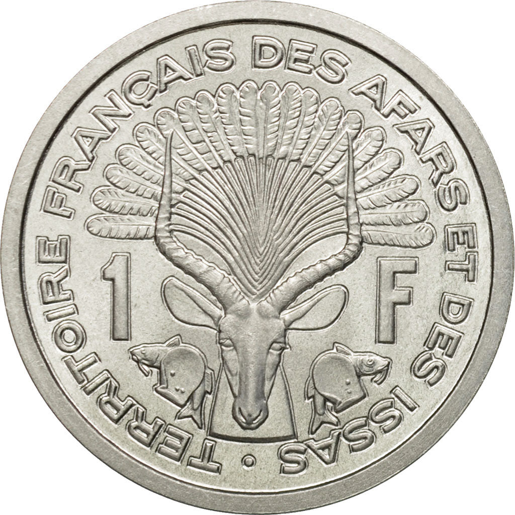 Coin, FRENCH AFARS & ISSAS, Franc, 1969, Paris, ESSAI, MS(65-70), Aluminium