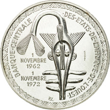 Coin, West African States, 500 Francs, 1972, Paris, ESSAI, MS(65-70), Silver
