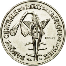Coin, West African States, 50 Francs, 1972, Paris, ESSAI, MS(64), Copper-nickel