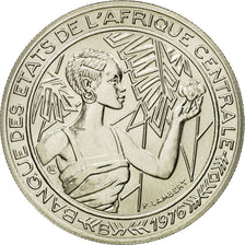 Coin, Central African States, 500 Francs, 1976, Paris, ESSAI, MS(65-70), Nickel