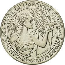 Coin, Central African States, 500 Francs, 1976, Paris, ESSAI, MS(65-70), Nickel