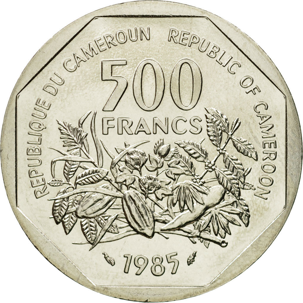 Coin, Cameroon, 500 Francs, 1985, Paris, ESSAI, MS(65-70), Copper-nickel, KM:E17