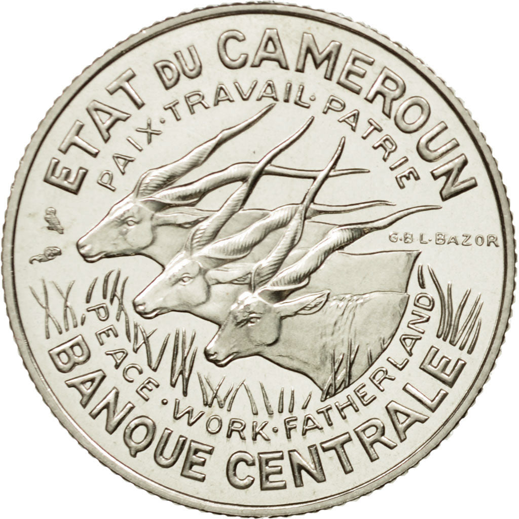 Moneta, Camerun, 100 Francs, 1966, Paris, ESSAI, FDC, Nichel, KM:E11