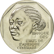 Coin, Gabon, 500 Francs, 1985, Paris, ESSAI, MS(65-70), Nickel, KM:E7