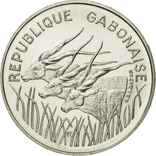 Coin, Gabon, 100 Francs, 1971, Paris, ESSAI, MS(65-70), Nickel, KM:E3