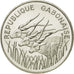 Coin, Gabon, 100 Francs, 1971, Paris, ESSAI, MS(65-70), Nickel, KM:E3