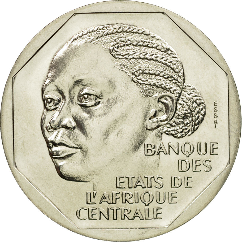 Coin, Congo Republic, 500 Francs, 1985, Paris, ESSAI, MS(65-70), Nickel, KM:E5