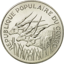 Coin, Congo Republic, 100 Francs, 1975, Paris, ESSAI, MS(65-70), Nickel, KM:E3