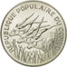 Coin, Congo Republic, 100 Francs, 1975, Paris, ESSAI, MS(65-70), Nickel, KM:E3