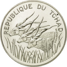 Coin, Chad, 100 Francs, 1975, Paris, ESSAI, MS(65-70), Nickel, KM:E5