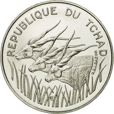 Coin, Chad, 100 Francs, 1971, Paris, ESSAI, MS(65-70), Nickel, KM:E3