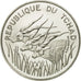 Coin, Chad, 100 Francs, 1971, Paris, ESSAI, MS(65-70), Nickel, KM:E3