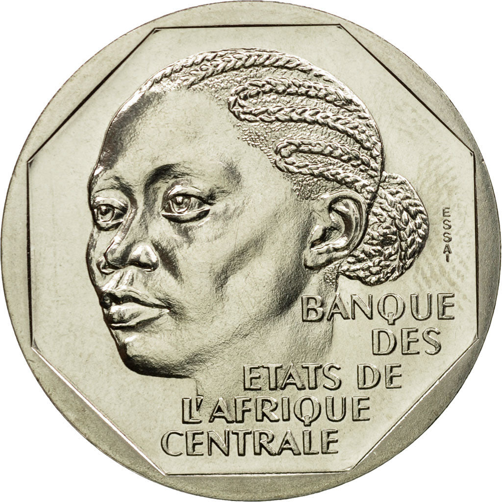 Coin, Central African Republic, 500 Francs, 1985, Paris, ESSAI, MS(65-70)