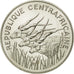 Coin, Central African Republic, 100 Francs, 1975, Paris, ESSAI, MS(65-70)