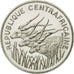 Coin, Central African Republic, 100 Francs, 1971, Paris, ESSAI, MS(65-70)