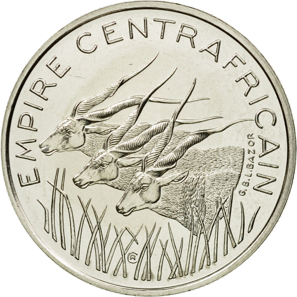 Coin, Central African Republic, 100 Francs, 1978, Paris, ESSAI, MS(65-70)