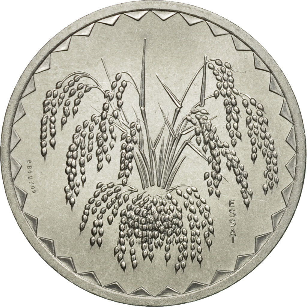 Coin, Mali, 10 Francs, 1976, Paris, ESSAI, MS(65-70), Aluminum, KM:E3