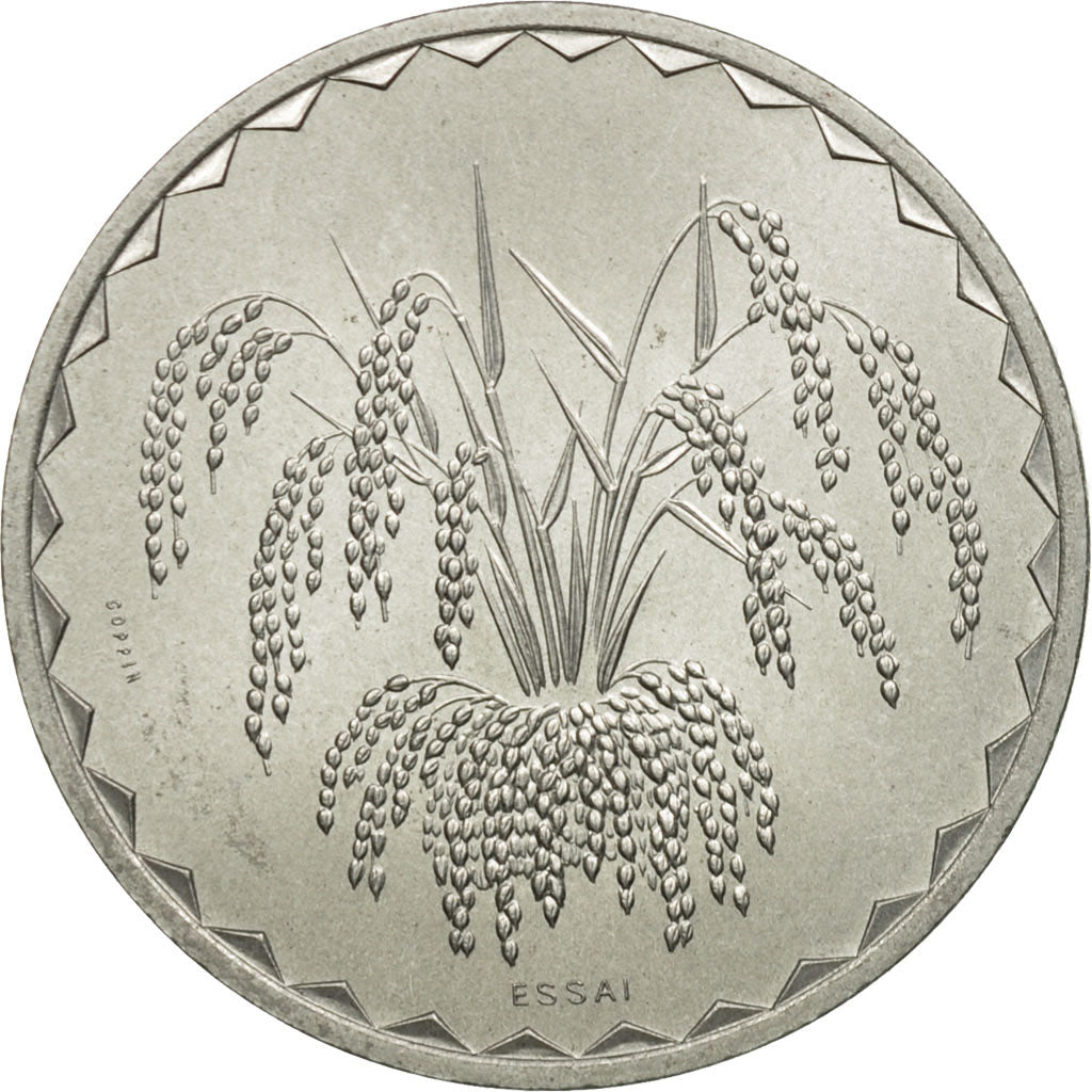 Coin, Mali, 25 Francs, 1976, Paris, ESSAI, MS(65-70), Aluminum, KM:E4