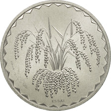 Coin, Mali, 25 Francs, 1976, Paris, ESSAI, MS(65-70), Aluminum, KM:E4