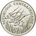 Coin, Central African Republic, 100 Francs, 1971, Paris, ESSAI, MS(63), Nickel